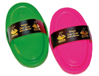 Zgrzebło dla konia Der Gute, ze szlufką, różne kolory, 16 cm, Haas