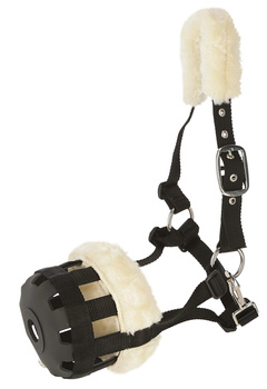 Kaganiec dla konia Teddy Fleece, czarny, Covalliero