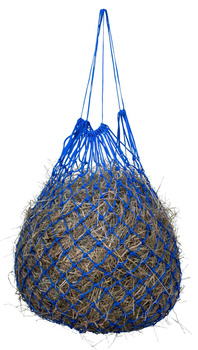 Siatka na siano Nova, bez pierścieni, niebieski, oczko 5 cm, Covalliero