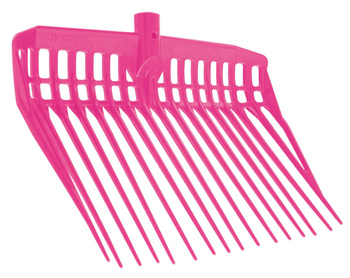 Widły do stajni EcoFork, bez trzonka, różowy, Kerbl
