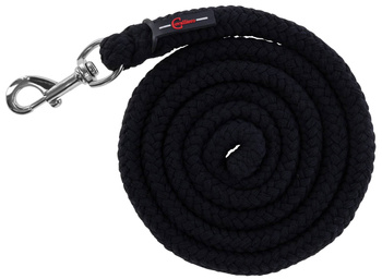 Uwiąz dla konia Doria, karabińczyk, 200 cm, czarny, Covalliero