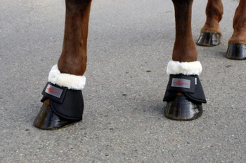 Kaloszki dla konia Teddy Fleece, czarny, roz. XFull, Covalliero