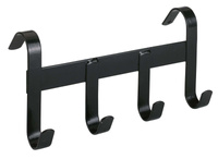 Wieszak uniwersalny, 4 haki, czarny, Kerbl