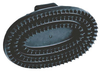Zgrzebło dla konia, gumowe, czarny, 15 cm, Covalliero